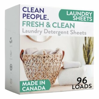 The Clean People Laundry Detergent Sheets