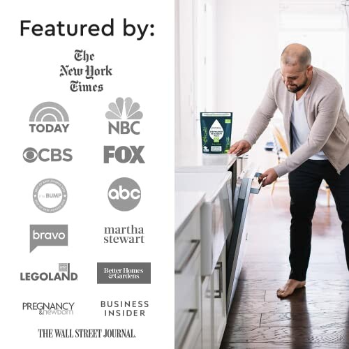 Man in kitchen with coffee featured by various media outlets.